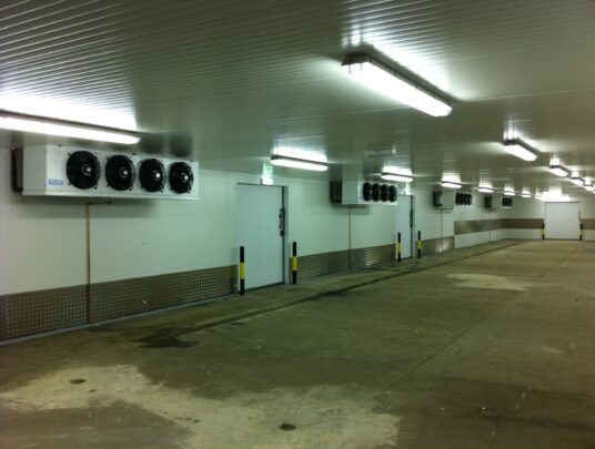 Cold rooms at dairy crest