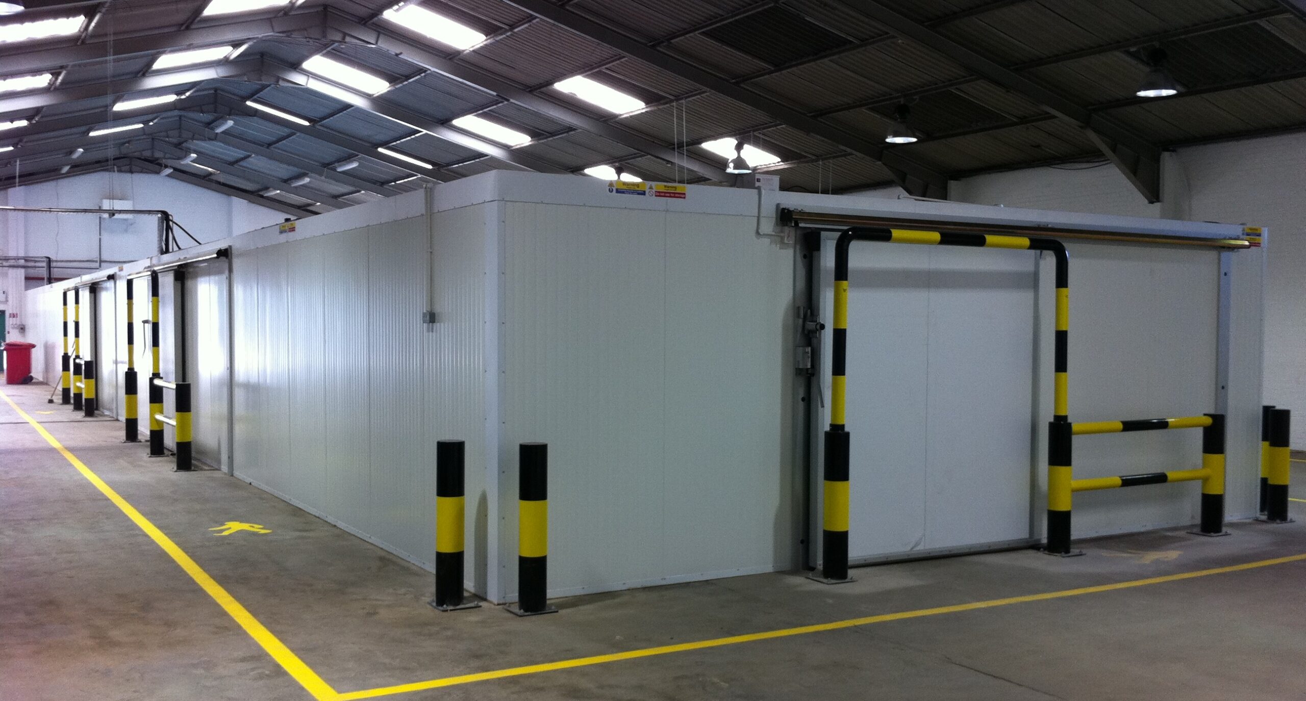 Large coldroom at dairy crest external