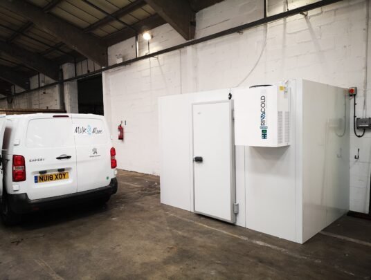 Mini cold room and van